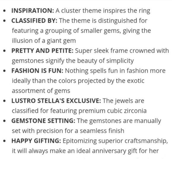 Channel Setting Lustro Stella MulitColor Cluster Diamond Ring Platinum - Picture 10 of 13